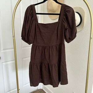 House of Harlow 1960 Brown Mini Dress